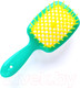 Миниатюра изображения товара Расческа-массажер Janeke Superbrush Small 86SP234TSE (бирюзовый/желтый)