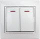 Миниатюра изображения товара Выключатель INTRO Plano 1-105-01 / Б0053773 (белый)