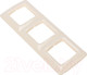 Миниатюра изображения товара Рамка для выключателей и розеток Kranz KR-78-0257 (бежевый)