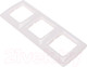 Миниатюра изображения товара Рамка для выключателей и розеток Kranz KR-78-0227 (белый)