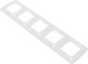 Миниатюра изображения товара Рамка для выключателей и розеток Kranz KR-78-0229 (белый)