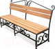 Миниатюра изображения товара Скамья садовая СтальСнабДизайн ЛК-2