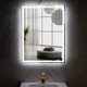 Миниатюра изображения товара Зеркало Пекам Greta 80x110 / greta-80x110d (с подсветкой, с сенсором на взмах руки)