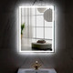 Миниатюра изображения товара Зеркало Пекам Greta 80x110 / greta-80x110dcl (с подсветкой, с сенсором на взмах руки, часами)