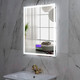 Миниатюра изображения товара Зеркало Пекам Greta 80x120 / greta-80x120MP (с подсветкой, с многофункциональной панелью, подогревом)