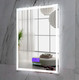 Миниатюра изображения товара Зеркало Пекам Greta 80x120 / greta-80x120MP (с подсветкой, с многофункциональной панелью, подогревом)