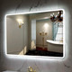 Миниатюра изображения товара Зеркало Пекам Marta 1 140x80 / marta1-140x80d (с подсветкой, с сенсором на взмах руки)