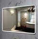 Миниатюра изображения товара Зеркало Пекам Marta 1 110x80 / marta1-110x80dp (с подсветкой, с сенсором на взмах руки и подогревом)