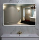 Миниатюра изображения товара Зеркало Пекам Marta 1 110x80 / marta1-110x80dpcl (с подсветкой, с сенсором на взмах руки, подогрев, часами)