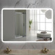 Миниатюра изображения товара Зеркало Пекам Marta 140x80 / marta-140x80s (с подсветкой, с сенсором на прикосновение)