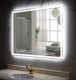 Миниатюра изображения товара Зеркало Пекам Greta 110x80 / greta-110x80dp (с подсветкой, с сенсором на взмах руки и подогревом)