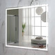 Миниатюра изображения товара Зеркало Пекам Greta 110x80 / greta-110x80dp (с подсветкой, с сенсором на взмах руки и подогревом)