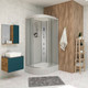 Миниатюра изображения товара Душевая кабина Niagara NG-33394-14RF 130x90 (матовое стекло)