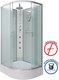 Миниатюра изображения товара Душевая кабина Niagara NG-33974-14LBKTG 90x70 (матовое стекло)