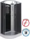 Миниатюра изображения товара Душевая кабина Niagara NG-3512-14RBKT 120x80 (тонированное стекло)
