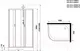 Миниатюра изображения товара Душевая кабина Niagara NG-3512-14RBKT 120x80 (тонированное стекло)