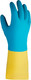 Миниатюра изображения товара Перчатки защитные Jeta Pro JNE711 (XL, желтый/голубой, 12 пар)