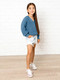 Миниатюра изображения товара Кофта детская Amarobaby Knit / AB-OD21-KNIT2601/19-122 (голубой, р.122)