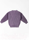 Миниатюра изображения товара Кофта детская Amarobaby Knit / AB-OD21-KNIT2601/17-128 (сиреневый, р.128)