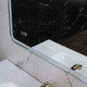 Миниатюра изображения товара Зеркало Пекам Marta 1 80x110/marta1-80x110dpcl (с подсветкой,с сенсором на взмах руки,подогрев,часы)