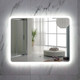 Миниатюра изображения товара Зеркало Пекам Marta 100x80 / marta-100x80B (с подсветкой,с бесконтактным сенсором)