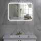 Миниатюра изображения товара Зеркало Пекам Marta 110x80 / marta-110x80B (с подсветкой,с бесконтактным сенсором)