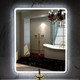 Миниатюра изображения товара Зеркало Пекам Marta 1 50x80 / marta1-50x80B (с подсветкой,с бесконтактным сенсором)