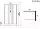 Миниатюра изображения товара Душевая кабина Niagara NG-43185-14QBKTG 110x80 (матовое стекло)