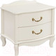 Миниатюра изображения товара Прикроватная тумба Импэкс Джульетта 2 ящика (молочный дуб)