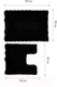 Миниатюра изображения товара Набор ковриков для ванной и туалета Home One Chenille U-shape / 410401 (50х80/50х60, черный)