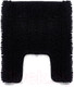 Миниатюра изображения товара Набор ковриков для ванной и туалета Home One Chenille U-shape / 410401 (50х80/50х60, черный)