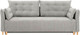 Миниатюра изображения товара Диван KRONES Цезарь 3 (велюр светло-серый)