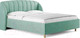 Миниатюра изображения товара Каркас кровати Сонум Valencia 200x200 (микровелюр селадон)