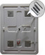 Миниатюра изображения товара Зеркало Пекам Marta 1 80x120 / marta1-80x120B (с подсветкой, с бесконтактным сенсором)