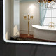 Миниатюра изображения товара Зеркало Пекам Marta 1 90x80 / marta1-90x80B (с подсветкой, с бесконтактным сенсором)