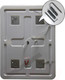 Миниатюра изображения товара Зеркало Пекам Marta 1 80x140 / marta1-180x140 (с подсветкой, с с механической клавишей)