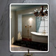 Миниатюра изображения товара Зеркало Пекам Marta 1 80x110 / marta1-80x110spcl (с подсветкой, с двойным сенсором, подогрев, часы)