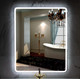 Миниатюра изображения товара Зеркало Пекам Marta 1 80x110 / marta1-80x110spcl (с подсветкой, с двойным сенсором, подогрев, часы)