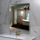 Миниатюра изображения товара Зеркало Пекам Marta 1 80x140 / marta1-80x140scl (с подсветкой, с сенсором на прикосновение, часами)