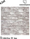 Миниатюра изображения товара Панель ПВХ Lako Decor Самоклеящаяся 70x600(6мм) / LKD-16-05-FC18 (каменная кладка)