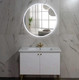 Миниатюра изображения товара Зеркало Пекам Ring 70x70 / ring-70x70B (с подсветкой и бесконтактным сенсором)