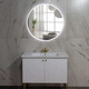 Миниатюра изображения товара Зеркало Пекам Ring 80x80 / ring-80x80B (с подсветкой и бесконтактным сенсором)
