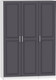 Миниатюра изображения товара Шкаф Интермебель Марсель-3 / МР 01-03-B2 (графит софт)
