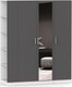 Миниатюра изображения товара Шкаф Интермебель Марсель-25 / МР 01-25 (графит серый)