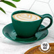 Миниатюра изображения товара Чашка с блюдцем Elan Gallery Колоранс / 540755 (2пр, зеленый)