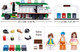 Миниатюра изображения товара Конструктор Sluban Город. Сортировочный мусоровоз / M38-B0780 (432эл)