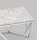 Миниатюра изображения товара Журнальный столик Stool Group Авалон 122x66 / ECT-0551RTC (серый мрамор/сталь серебристый)