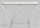Миниатюра изображения товара Консольный столик Stool Group Авалон 122x41 / ECST-0551-GM (серый мрамор/сталь темный хром)
