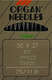 Миниатюра изображения товара Набор игл для промышленной швейной машины Organ DCx27 75 B SUK ORG-10 (для высокоэластичных тканей)