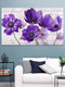 Миниатюра изображения товара Картина Декарт Фиолетовые цветы 8Л3114 (авторская на холсте)